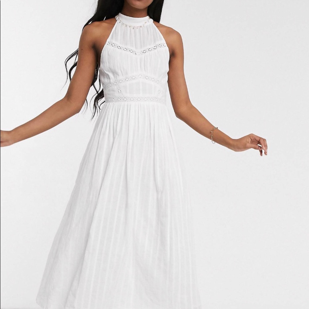 ASOS Design White MIDI Dress